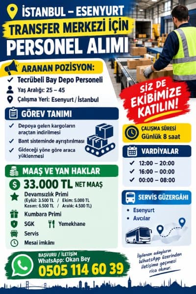 ESENYURT BAY DEPO PERSONELİ