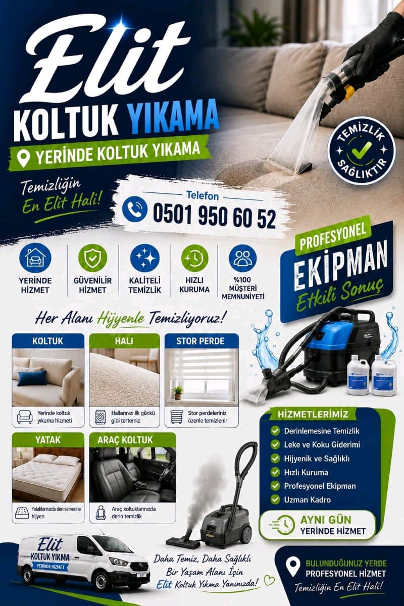 ELİT KOLTUK YIKAMA