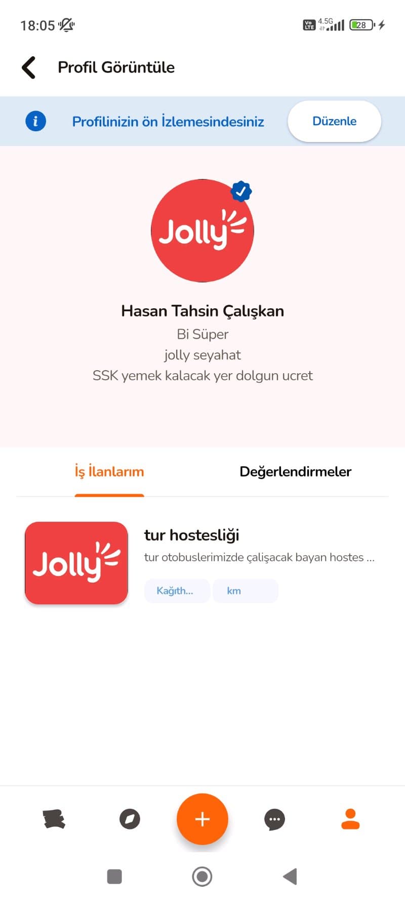 tur hostesliği