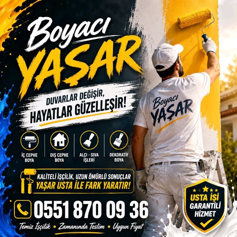 Yaşar. Dekarasyon. Ve. Boya. Badana