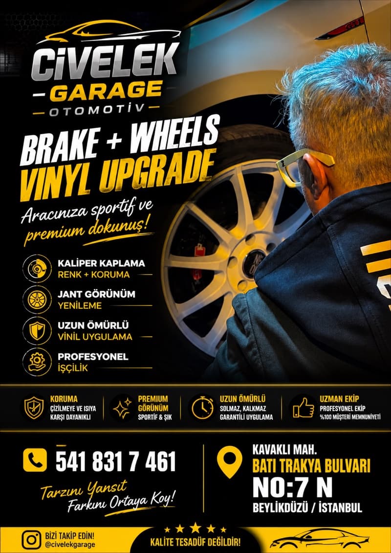 GARAGE OTOMOTİV 🍀ORİGİNAL & REPLICA JANT & LASTİK &ARAÇ KAPLAMA & ARAÇ BAKIMI & JANT BOYAMA & JANT CNS & SIFIR ve 2.ci EL GARANTİLİ LASTİKLER VS ÇALIŞMA ALANIM 🔧🔨⚒🛠⚙️🔩