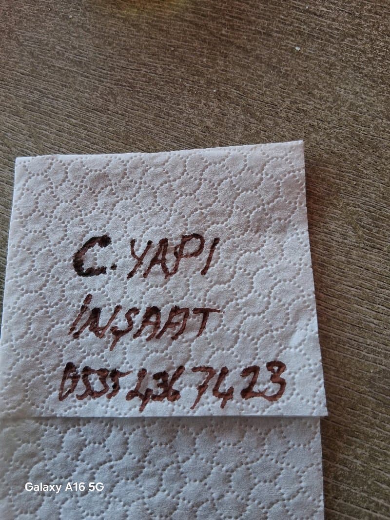 Merhaba, CYAPI İnşaat Olarak Kaba Sıva, Seramik, Boya ve Tadilat İşleri Yapıyor