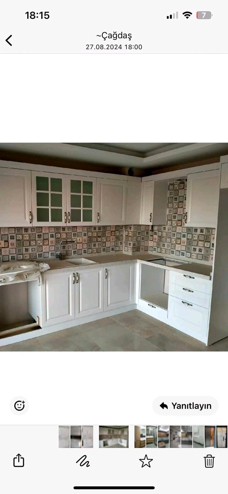 Evinize İşyerinize Özel Ölçü Mutfak Dolabı Banyo Dolabı Vestiyer Giyinme Odası V