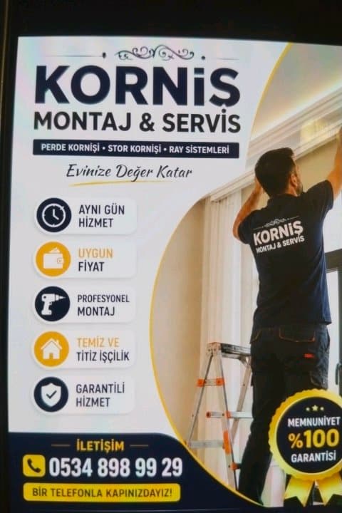 Perde Kornişi Servisi