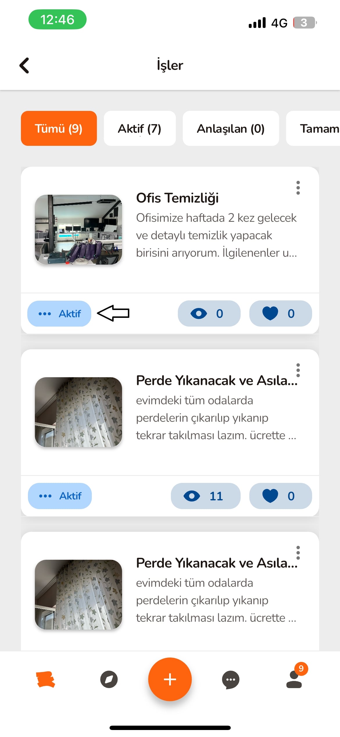 İlan yayınlandı