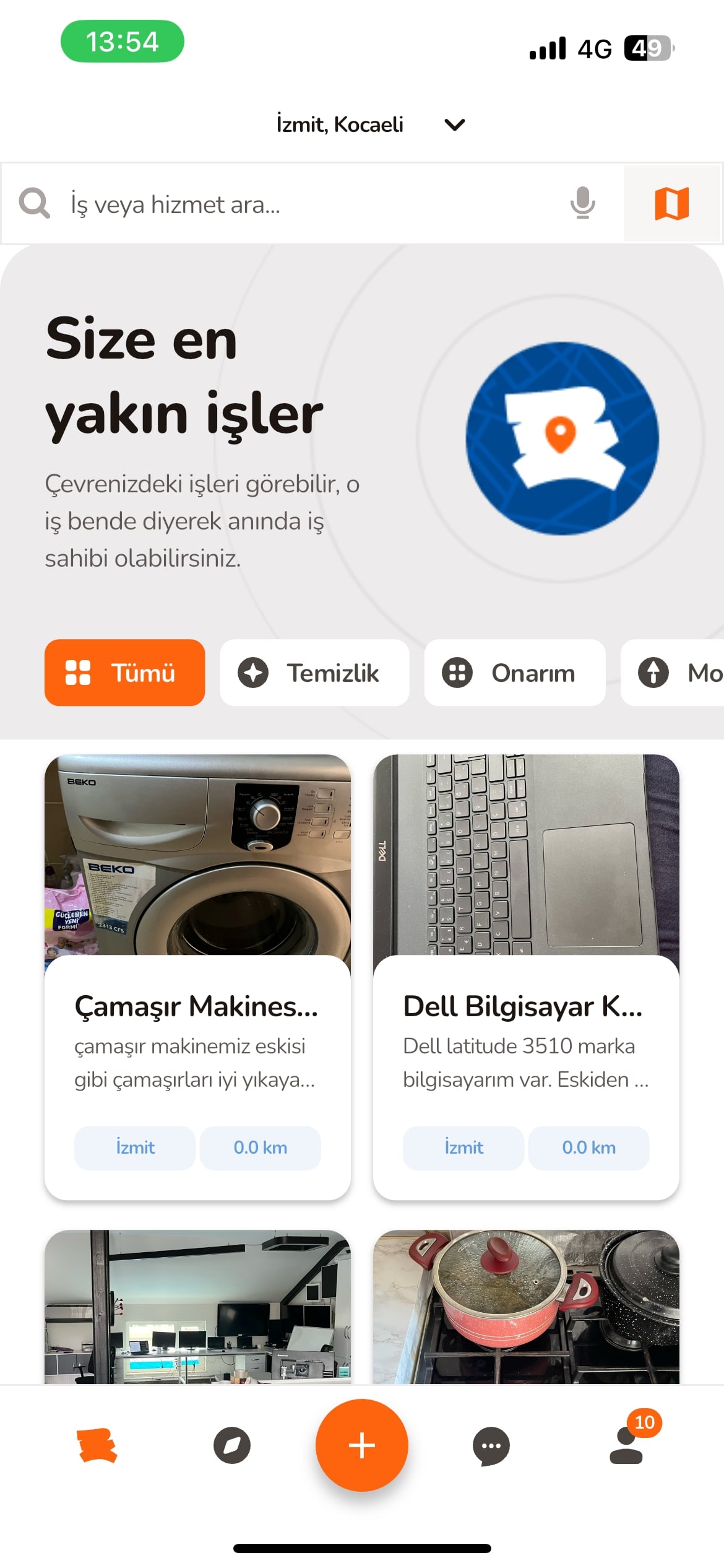 En yakın işler