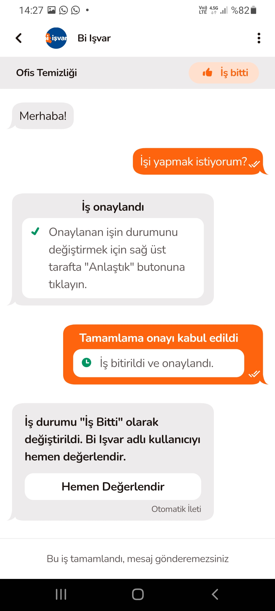bi işyapan iş bitti