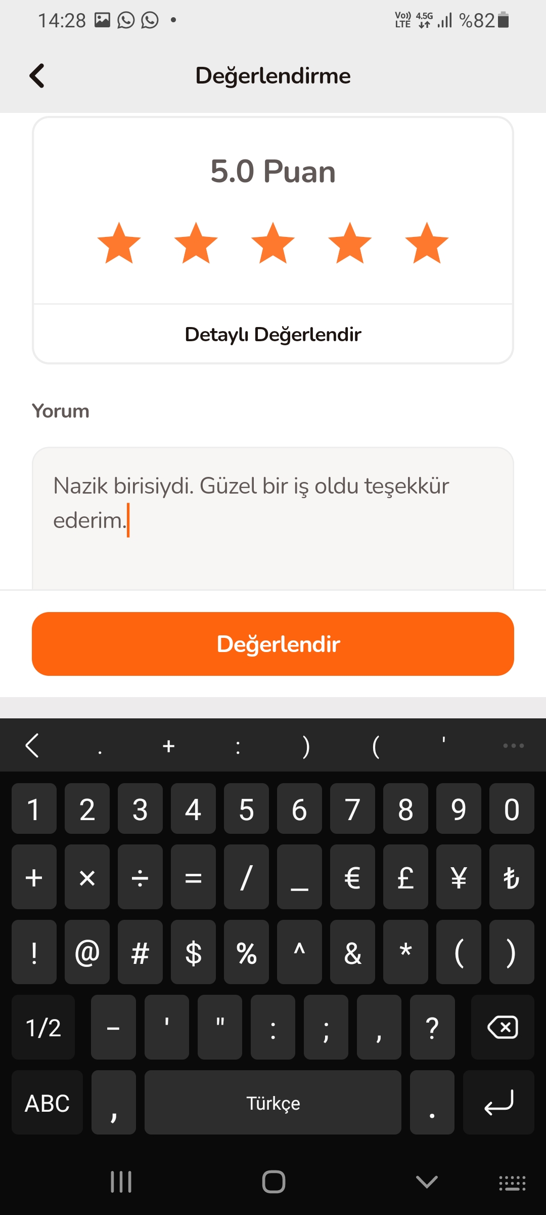 bi işyapan değerlendirme