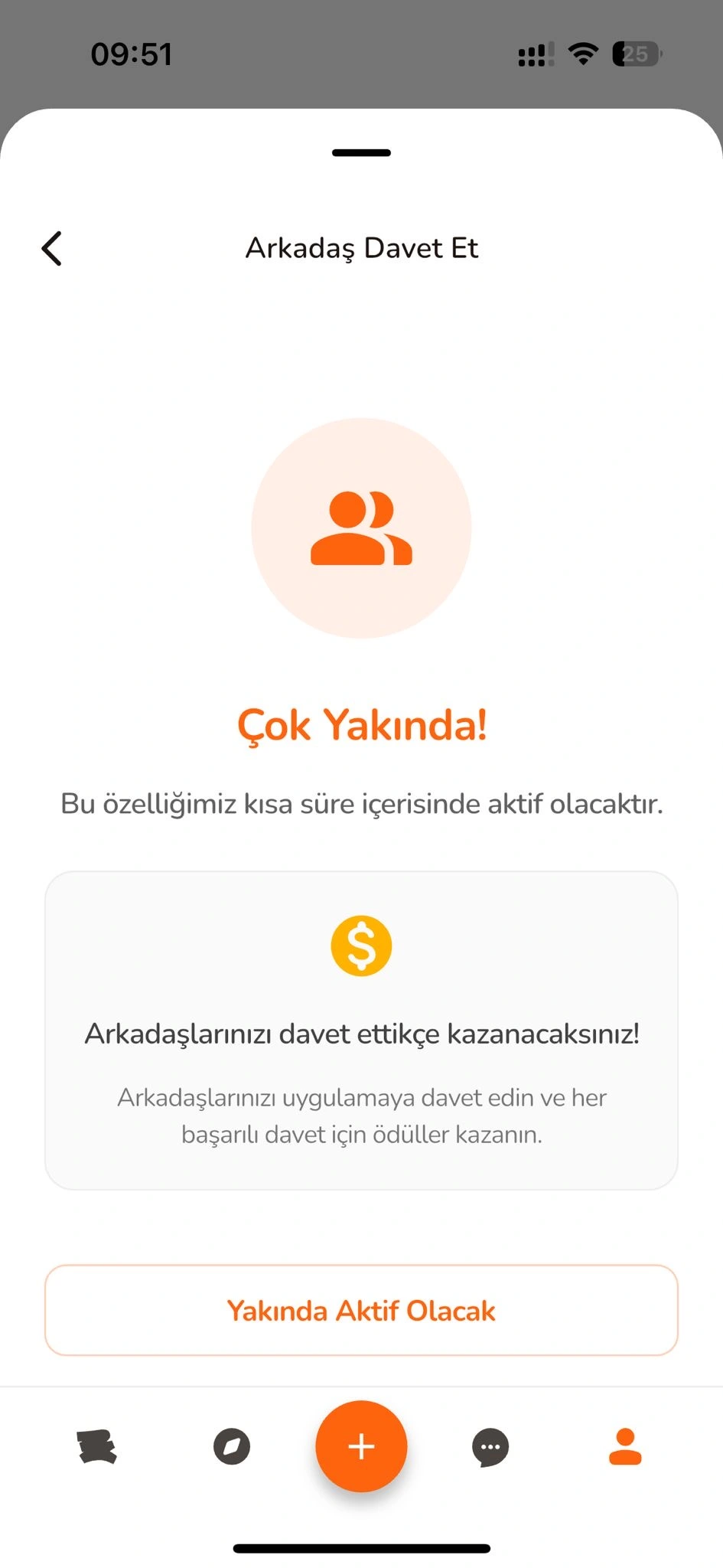 Puanlar sekmesi yakında aktif
